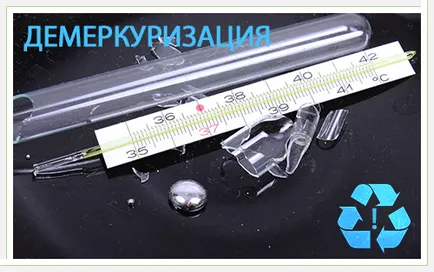 Обеззаразяване на живак в дома, как да се премахне самата замърсяване