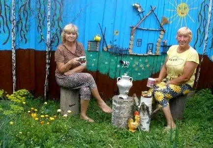 Декорация ограда с ръцете си в страната и фото идеи