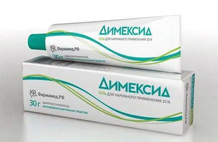 Dimexidum като разреден разтвор компрес упътване за употреба (компресиране) Dimexidum като разреден разтвор на потребителя компрес инструкция