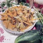 Краставиците от корейски за зимата рецепта с моркови