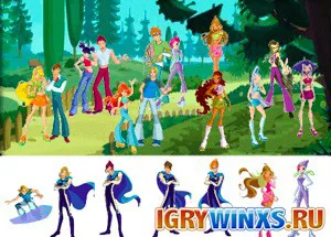 Online játékok Winx tündérek iskolában a lányok