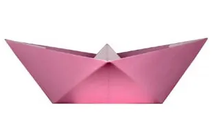 Origami barca face
