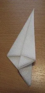 Origami az asztalra a szalvéták létre egy ünnepi hangulatot