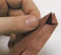 Origami öt egymást metsző tetraéder