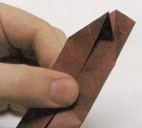 Origami öt egymást metsző tetraéder