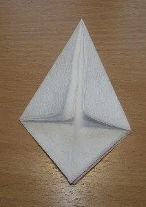 Origami az asztalra a szalvéták létre egy ünnepi hangulatot