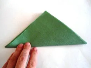 Origami az asztalra a szalvéták létre egy ünnepi hangulatot