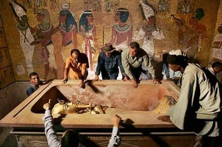 Descoperirea mormântului faraonului Tutankhamon Egiptului Antic