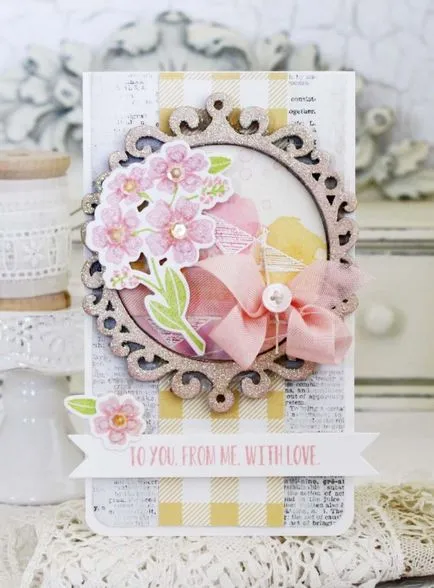 típusú kártya Shabby chic kezük Tippek és műhelyek