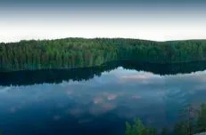 Lake ястреб в района на картата на Ленинград