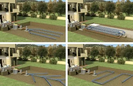 Чешмяна вода от септичната яма - как да се направи склад за да се получи, септична канализация изхода сив зимен Топас