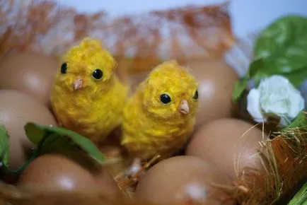 Easter csirkék (polimer agyag)