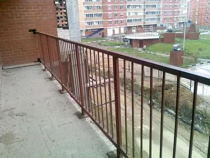 Balustrade pentru balcoane tipuri de balustrade pentru balcoane, cum să facă propriile mâini, fotografii