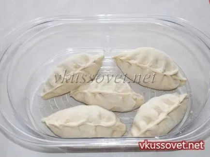 Pigodi - Koreai piték és káposztával csirke recept lépésről lépésre fotók