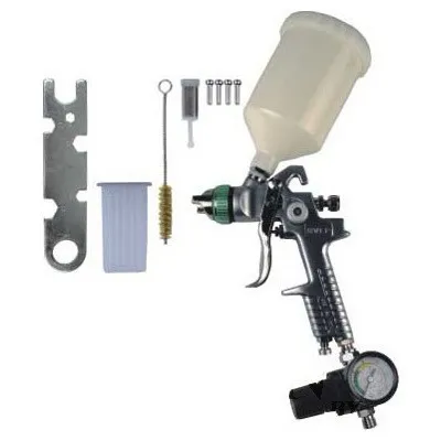 pistol pneumatic pentru vopsele și instrucțiuni foto dens și video pe bază de apă