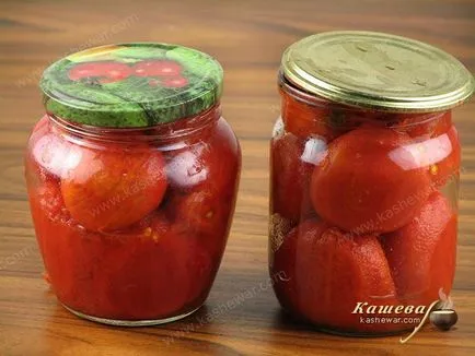 Paradicsom saját lében nélkül héja (Pomodori pelati) lépésről lépésre recept fotókkal, szakács