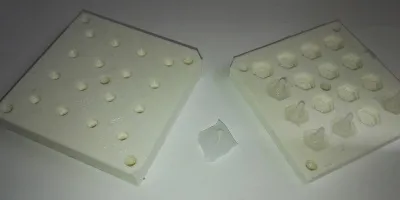 Precíziós öntvény puha szilikon otthon, segítségével 3D-nyomtatás