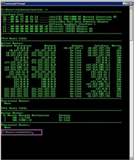 Примери използват NETSTAT командата