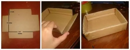 А просто кутия от картон, книга или кутия с ръцете си - най-желаната домашно