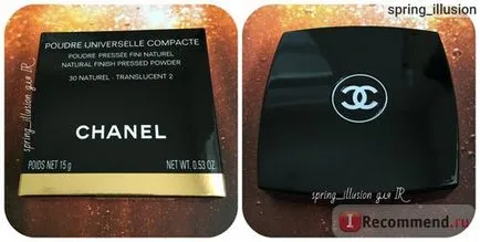 Pudră compactă chanel Poudre Universelle compacte - «pulbere frumos, cu plusuri și minusuri