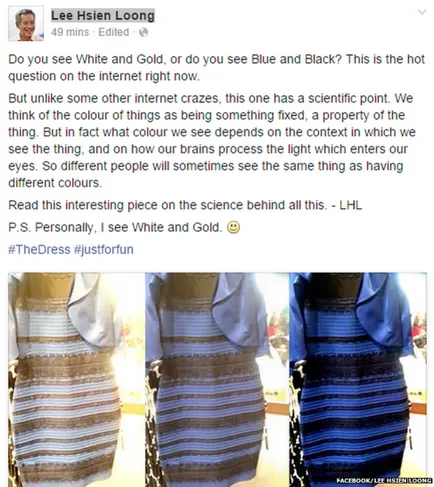 Различен цвят рокля възприятие означава, че проблеми с очите, или (виж)