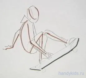 Modell rajz szakaszok - hogyan kell felhívni lépésről lépésre, mint egy százszorszép ceruza