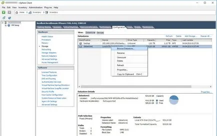 Back-up mașini virtuale pe ESXi