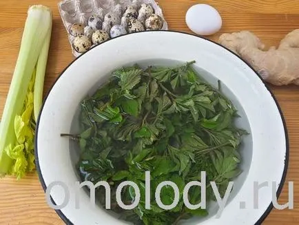 Salata cu ciuperci si goutweed