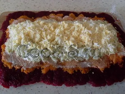 Roll „hering alatt bunda” - lépésről lépésre recept fotókkal snack