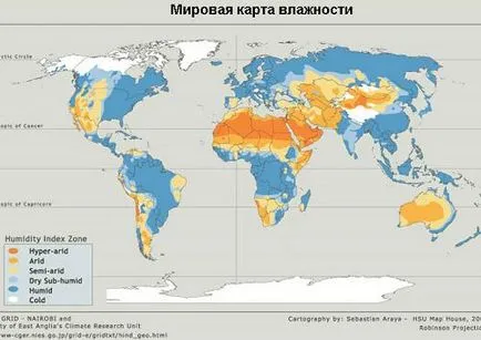 Cel mai umed continent - geografia