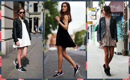 Abból, amit feketében cipők lány - akár a trend!