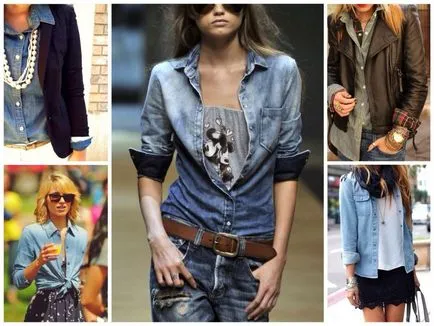 Din ceea ce sa poarte denim funde cămașă de moda și sfaturi