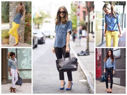 Din ceea ce sa poarte denim funde cămașă de moda și sfaturi