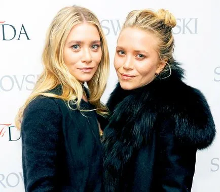 Secretul gemeni păr amețitor Mary-Kate Olsen si Eshli - doamna pentru Lady