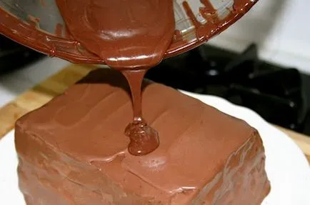 Csokoládé fagylalt torta recept fotókkal és videó