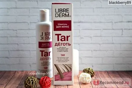 Librederm шампоан катран, за измиване на косата от всякакъв тип и почистване на кожата от мазнината и пърхот - 