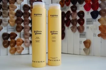 Шампоан състав kapous antiyellow серия от жълта коса, arganoil и магия кератин ментол, мнения