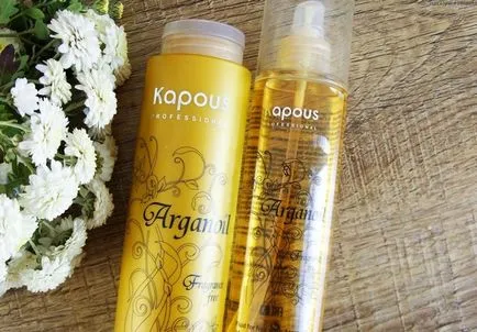 Compoziție de șampon serie antiyellow kapous de păr galben, arganoil și mentol cheratină magie, comentarii