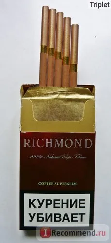 Cigaretta richmond superslim kávé - «szerelmeseinek aromákban gazdag - Ír kávé -„vélemény