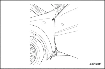 Scoaterea aripa frontală Chevrolet Lacetti chevrole lachetti (dzhenra Daewoo)