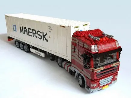 A se vedea modul de a face un camion din Lego