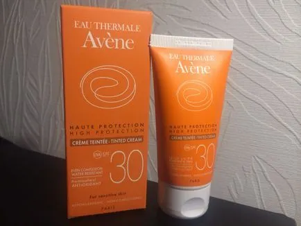 Avene слънцезащитен крем SPF30 с тонирани ефект