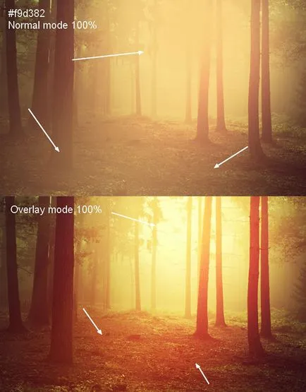 Слънчев ден и мъгливо нощ в Adobe Photoshop