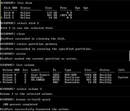 Creați boot flash cu Windows 7 sistem UEFI, administratorii de sistem ferestre