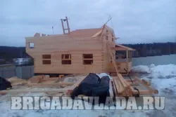 Construcția de case din bare profilate din Moscova și regiunea Moscova - „Brigada Vlad“