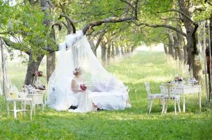 Az esküvő természetfotó ötletek
