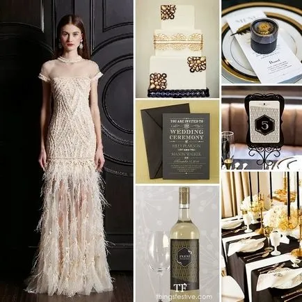 Esküvő Chanel stílus - meg kell szervezni egy esküvő ízű