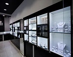 vitrine cu LED-uri de iluminat