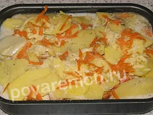 Свинско бон филе с картофи, свинско филе рецепта с картофи на фурна
