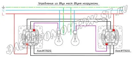 Окабеляване превключвател поточна диаграма